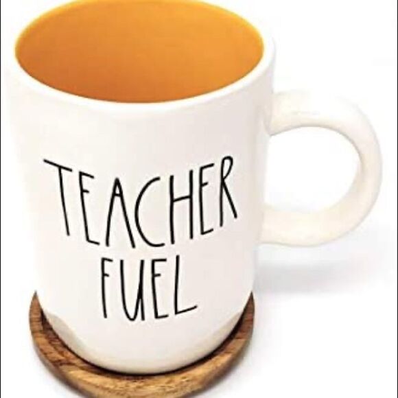 NEW Rae Dunn by Magenta, TEACHER FUEL Coffee Mug - Picture 5 of 10